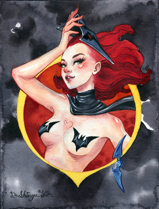 Illustration for article titled Geek girls paint geek icons, and the results will make you smile